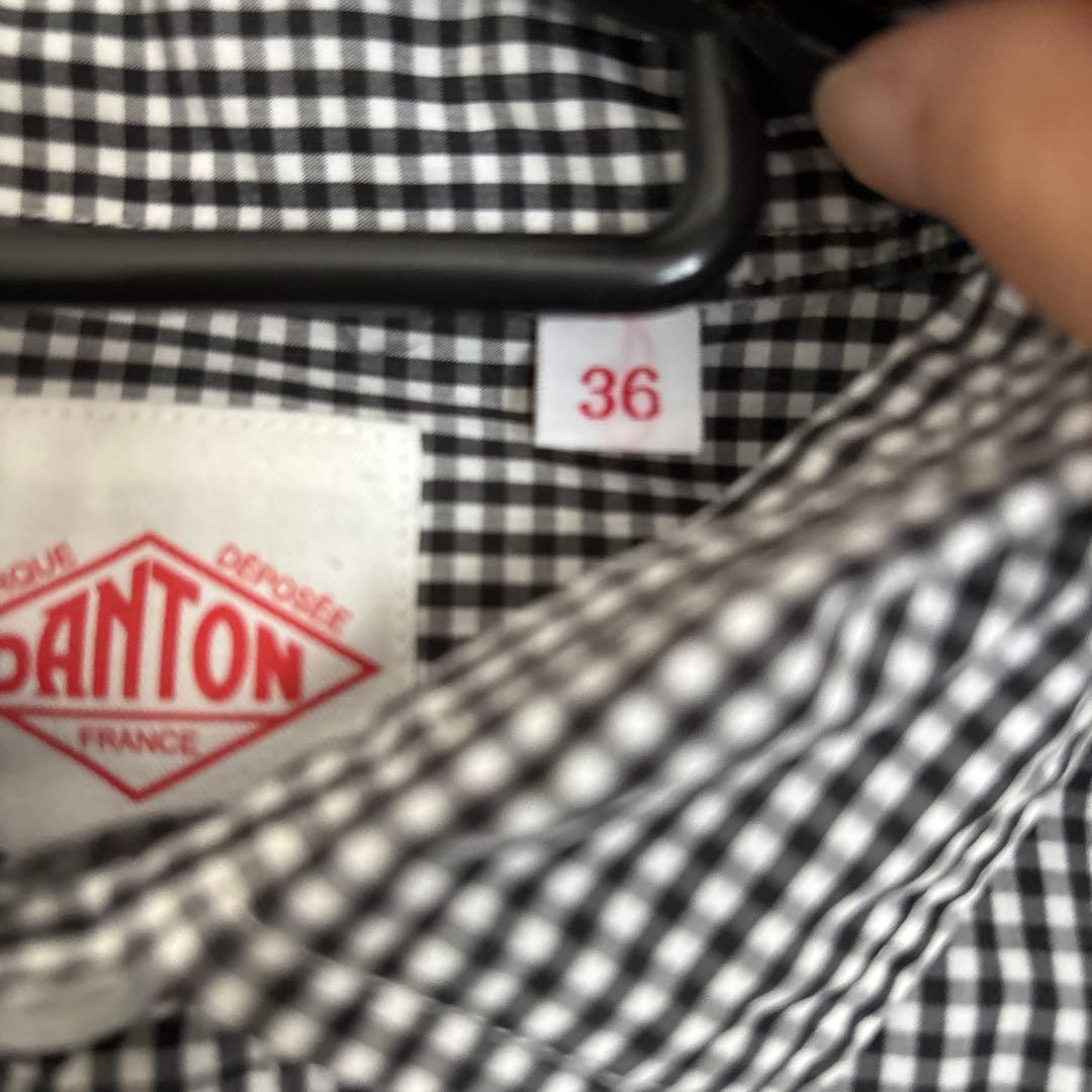DANTON（ダントン）「コットンポプリン プルオーバー 半袖シャツワンピース