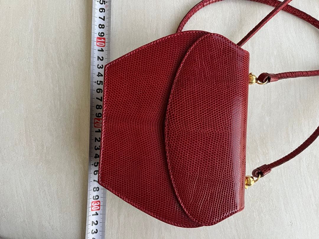 GUCCI レッド　ヴィンテージバッグ