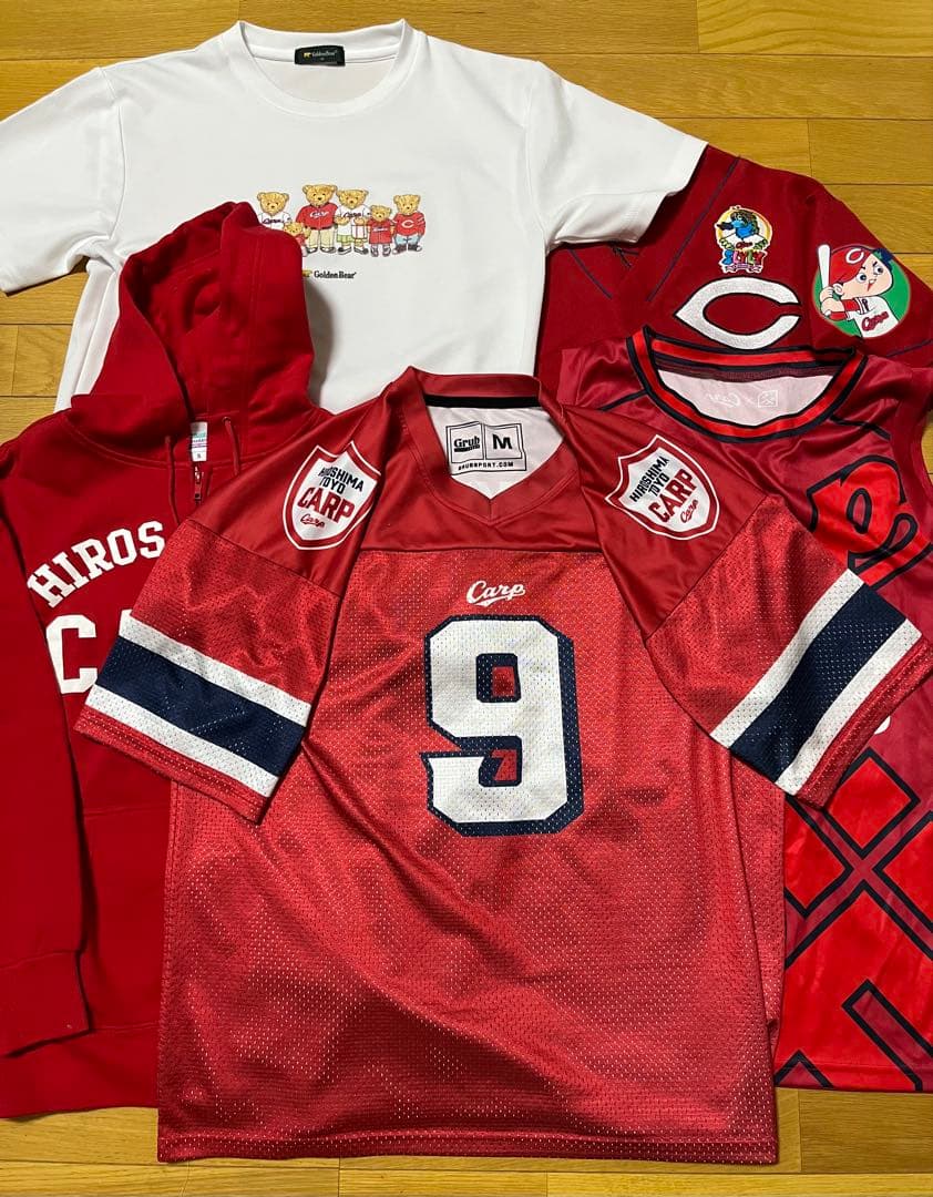 広島東洋カープ 秋山翔吾 アメフト風Tシャツ スウェットパーカー他５点セット