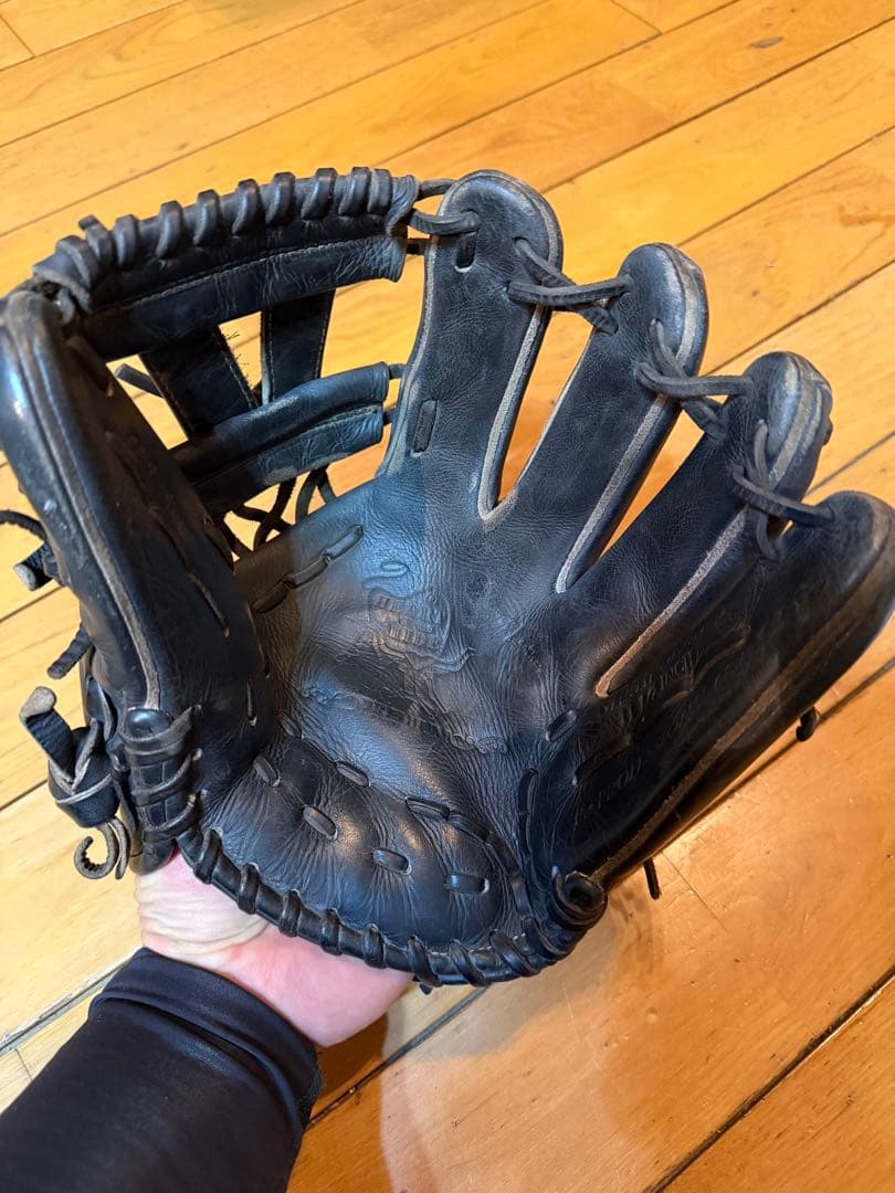 ローリングス　硬式グローブ　内野手用　高校野球対応　中古3点セット