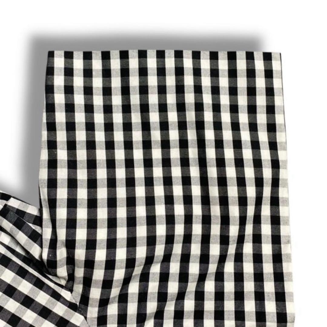 美品 MADISONBLUE ギンガムチェック フレア ワンピース ロング 01