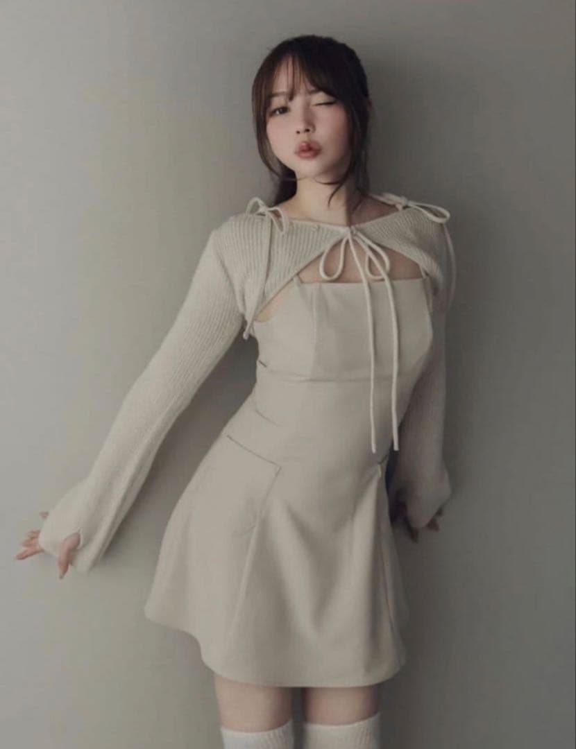 andmaryキャミワンピースとニットトップスセット Fサイズ