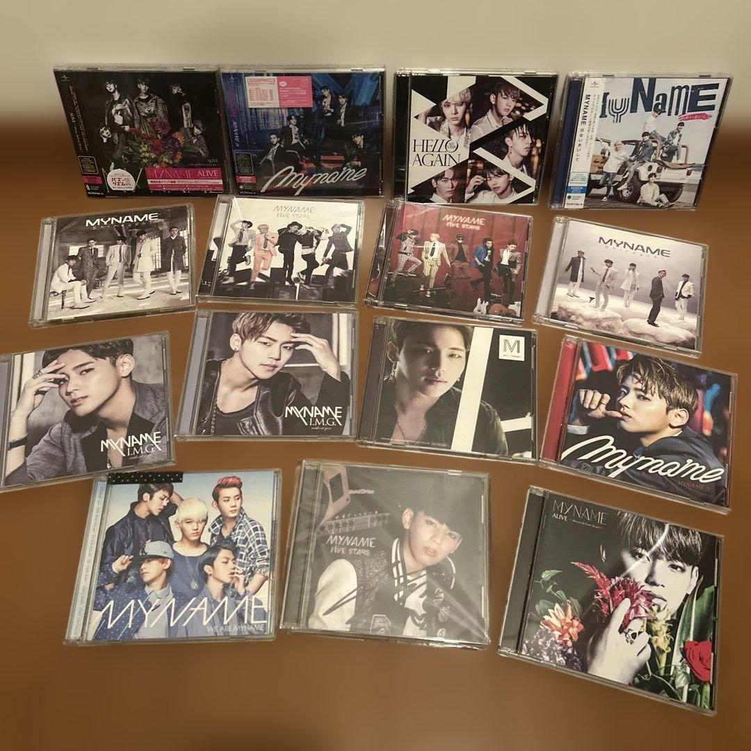 【匿名発送】MYNAME 韓流 CD DVD うちわ ペンライト35点セット