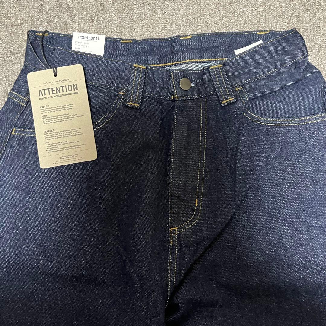 パンツ Carhartt Brandon Pant Blue Rinsed XS
