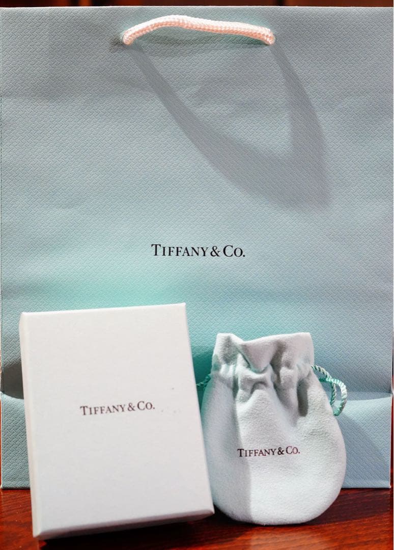 コ*す様 Tiffany Tワイヤー ティファニー　リング 6号　k18 yg
