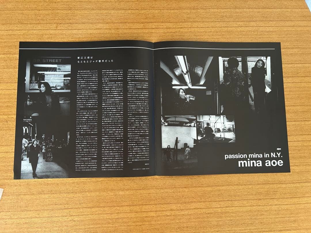 PASSION MINA IN N.Y. 青江三奈 LP
