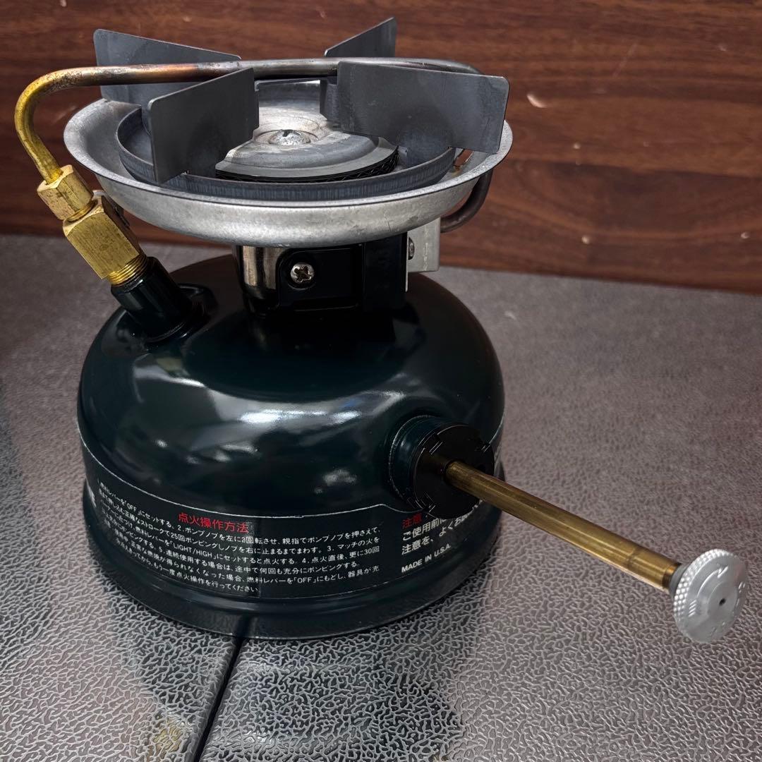 Coleman コールマン シングルバーナー 508A 燃焼状態良好！