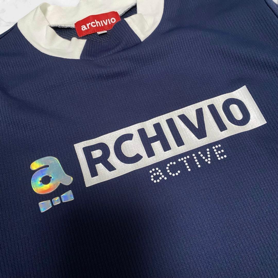 archivio GOLF バックフリル　長袖トップス　NAVY 38