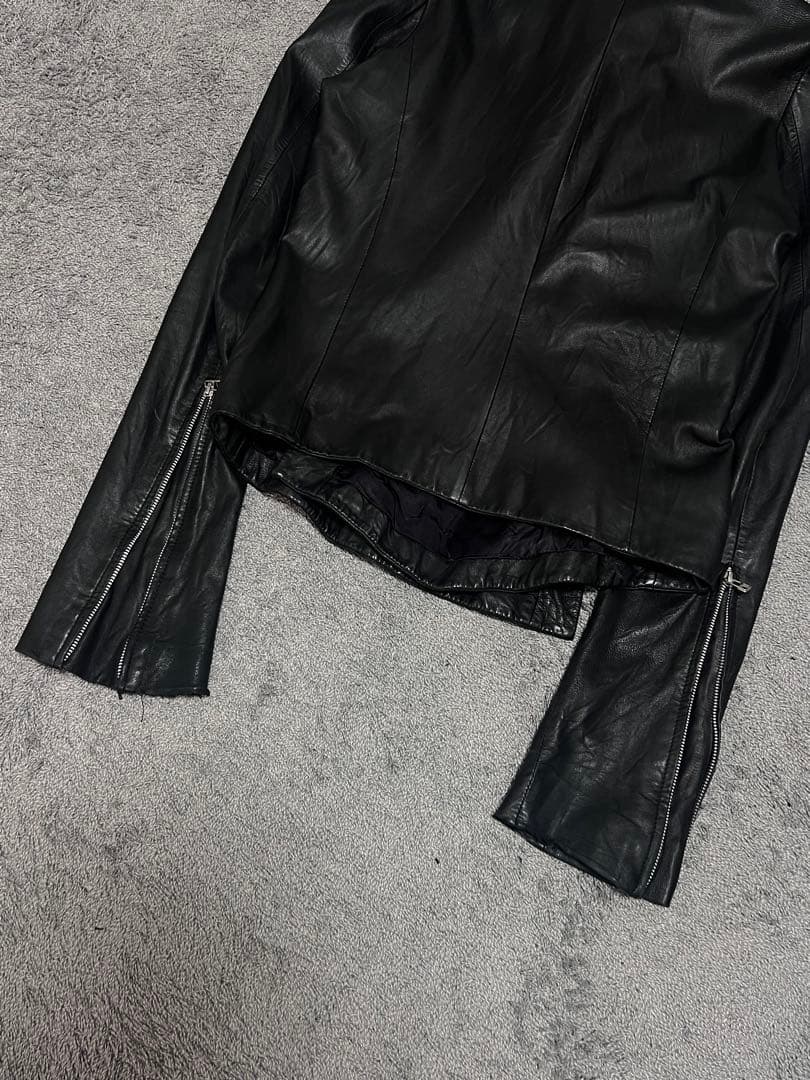 ジャケット・アウター \"EKAM\" Transformable Leather Jacket