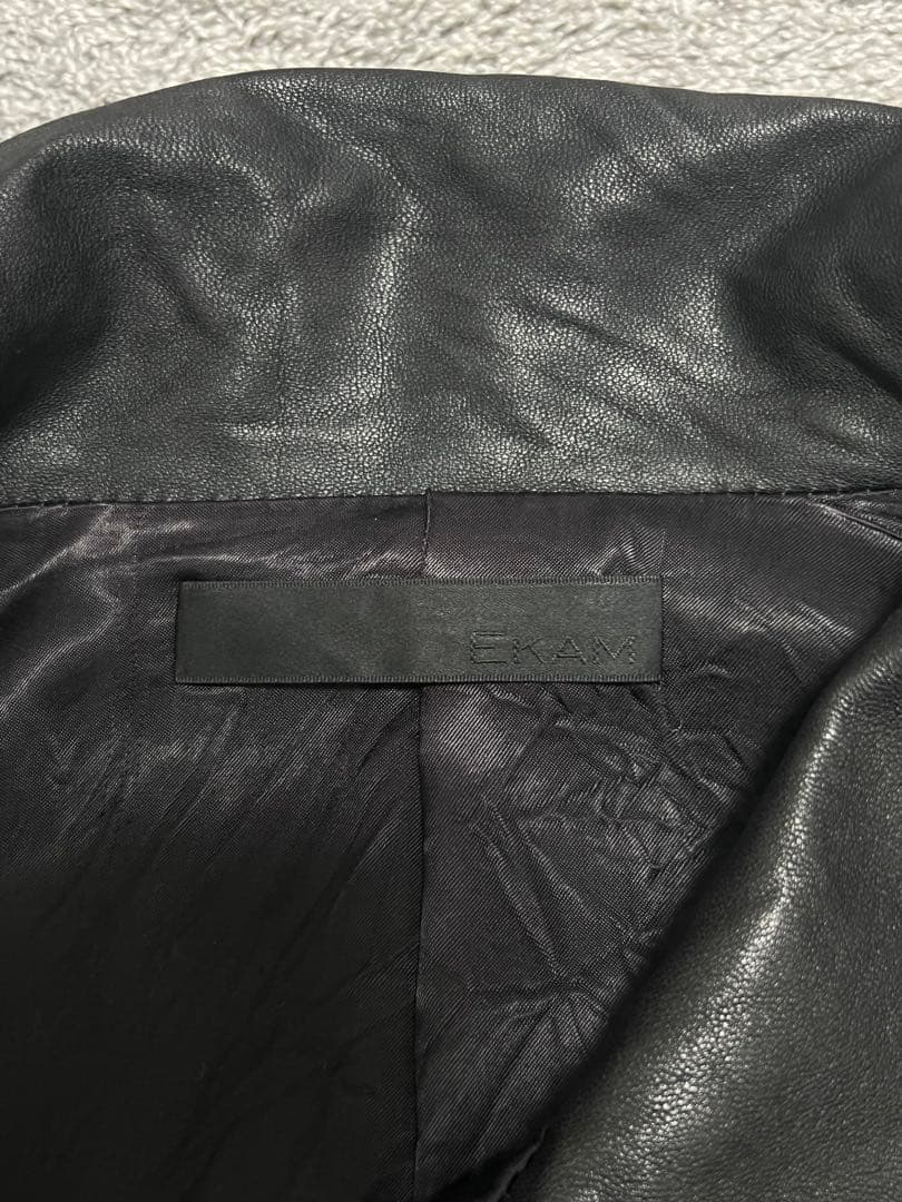 ジャケット・アウター \"EKAM\" Transformable Leather Jacket