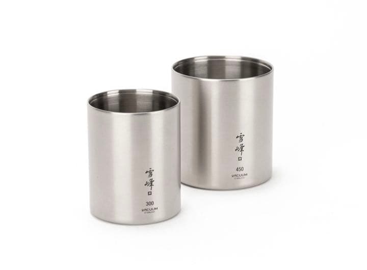 スノーピーク　真空雪峰スタッキングマグ 300/450 マット セット
