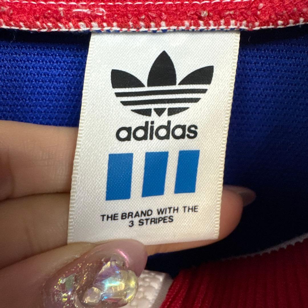 adidas ハーフジップ ジャージ90年代 ヴィンテージ　デサント製　パーカー
