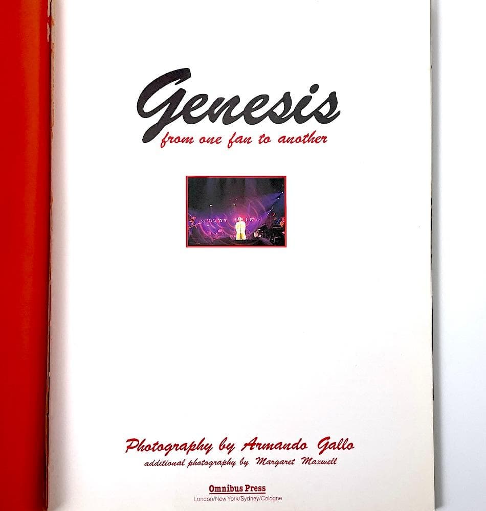 絶版本 GENESIS FROM ONE FAN TO ANOTHER