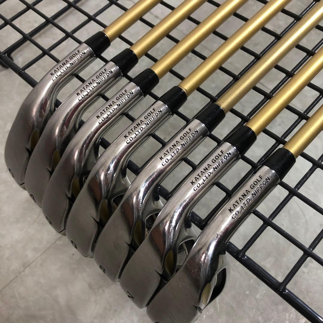 KATANA　ソード スナイパー589　メンズゴルフアイアン7本セット　初心者
