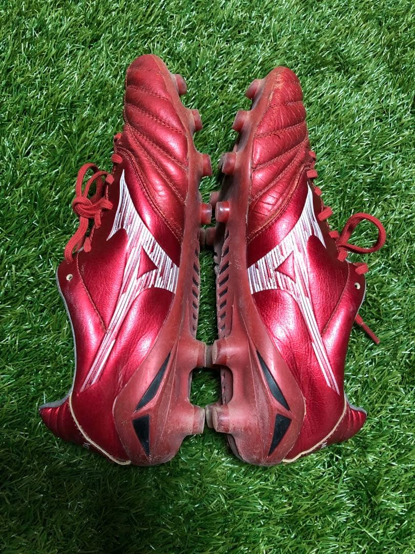 Mizunoモナルシーダネオ3エリート 赤　24.5cm ミズノサッカースパイク