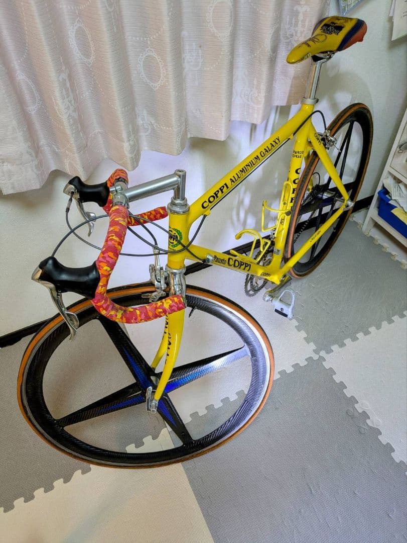 『引取希望』COPPI ALUMINIUM GALAXY イエローロードバイク