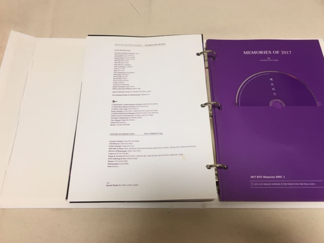 BTS MEMORIES OF 2017 DVD/日本語字幕付き