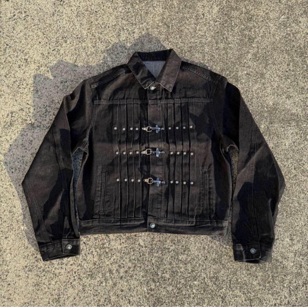 ジャケット・アウター Studded Denim Jacket opium