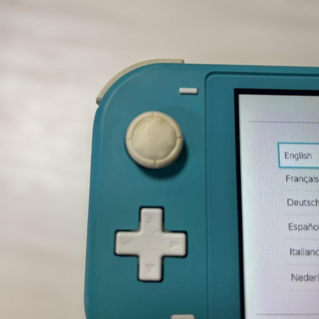 Nintendo Switch Lite ターコイズ ジャンク品ケース　充電器