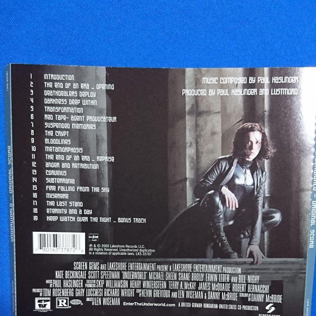 アンダーワールド  2003 サントラスコア輸入盤
