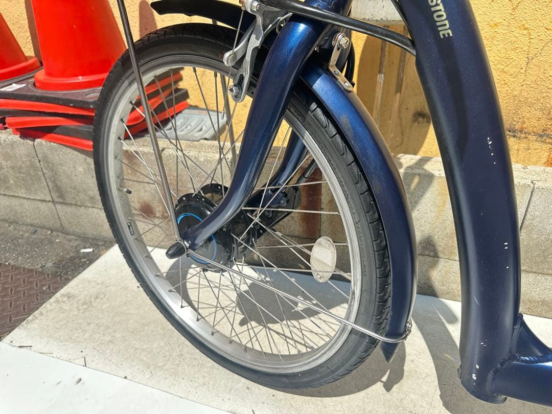 送料無料条件付BRIDGESTONE 24インチ　電動アシスト自転車中古車