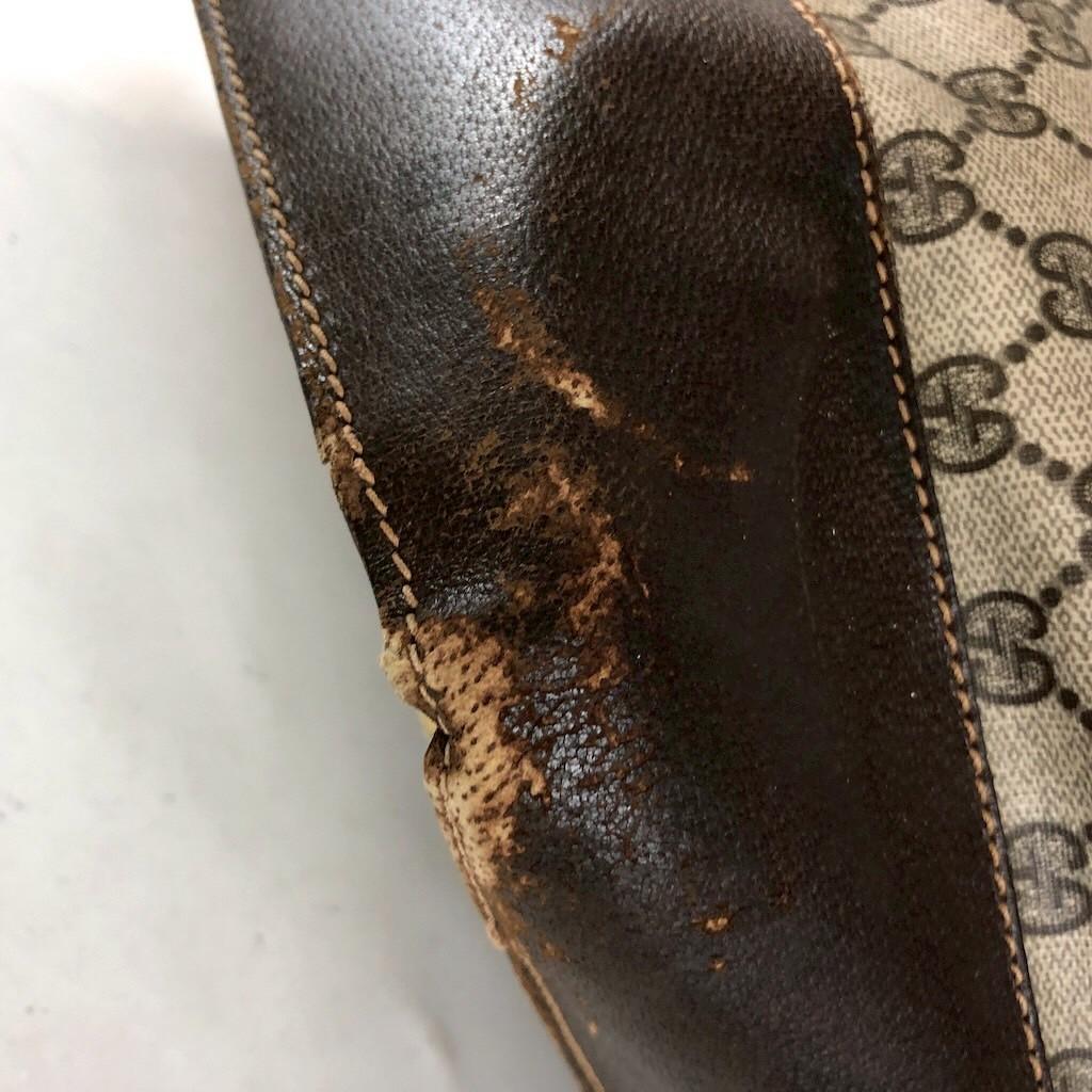 GUCCI グッチ ヴィンテージ トートバッグ GGスプリーム シェリーライン