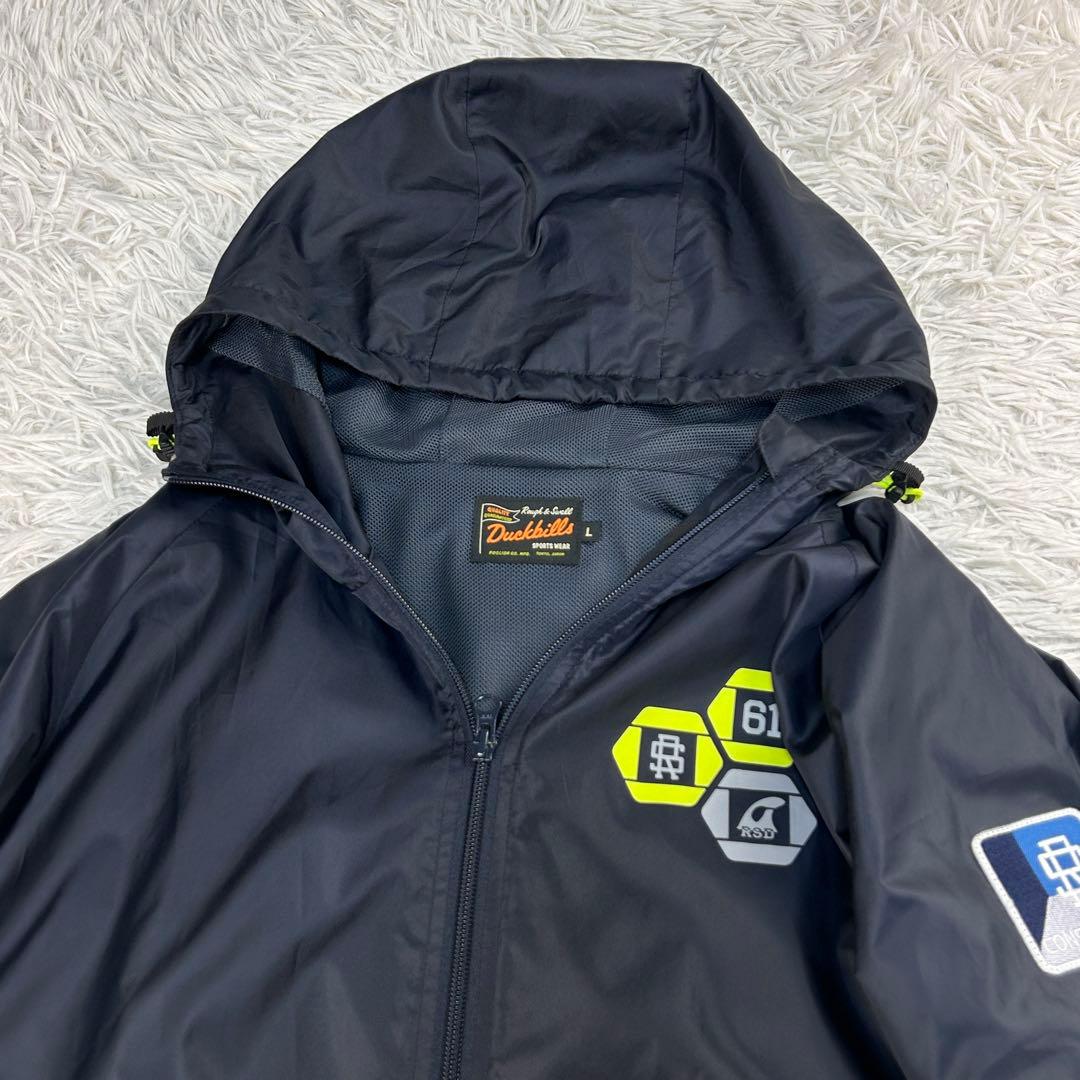 ラフアンドスウェル　HEXAGON ZIP HOODIE ナイロンJKT　透湿