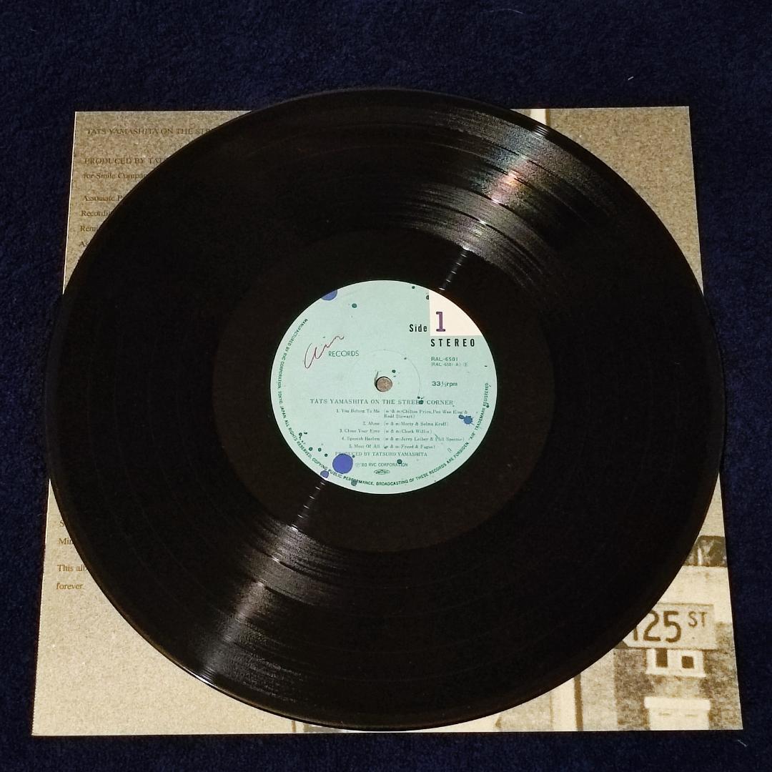 山下達郎　ON THE STREET CORNER　1980年オリジナル盤
