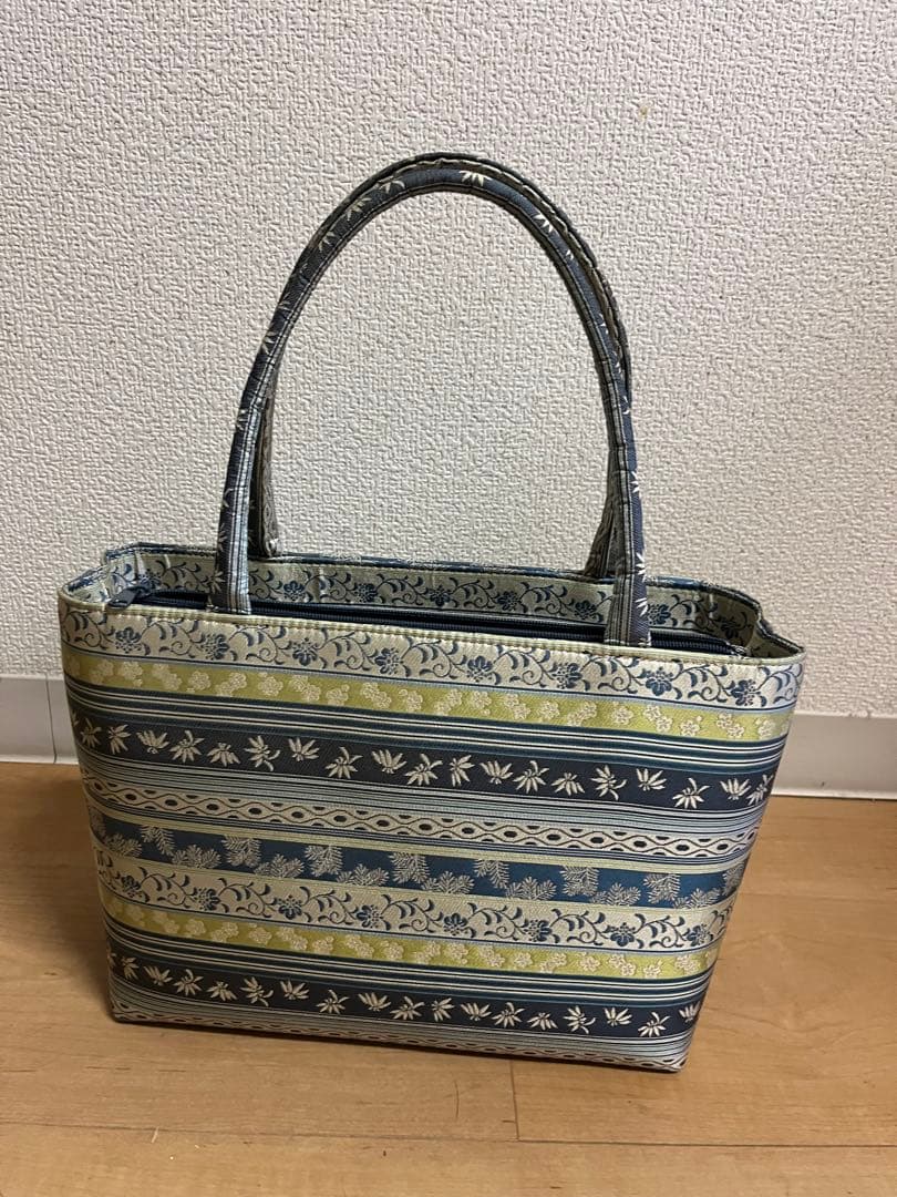 川島織物　和装バッグ　瑞祥小紋　美品
