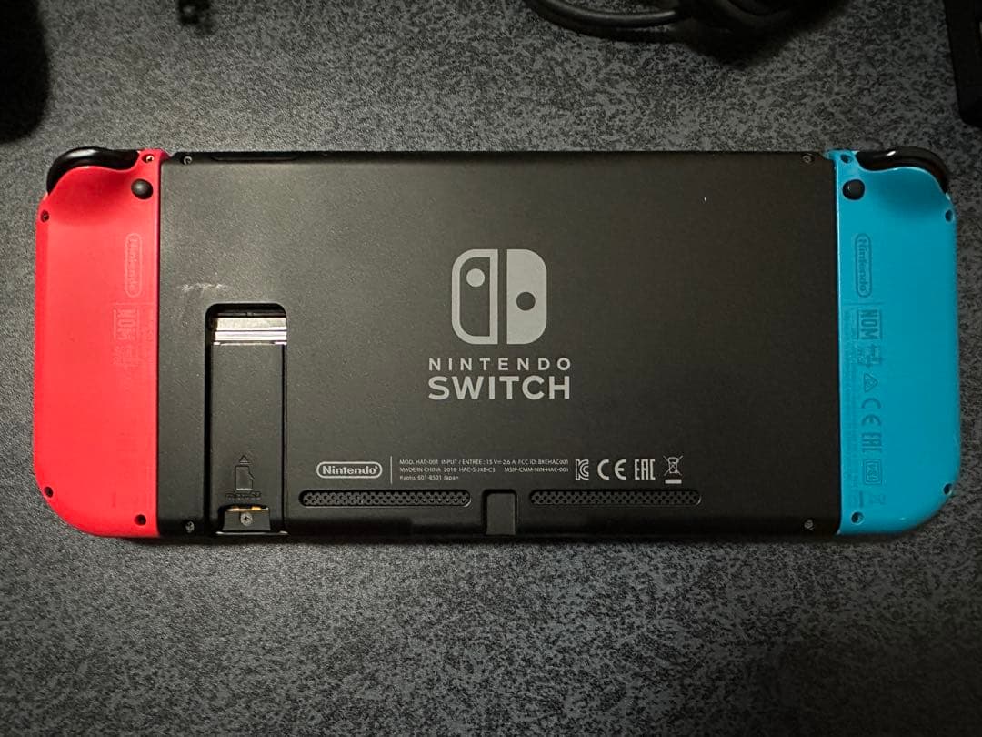 Nintendo Switch 赤青 本体 付属品、キャリングケース付き