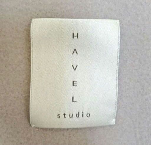 極美品　ハーヴェルスタジオ　HAVEL studio　ジレ　コート　グレージュ