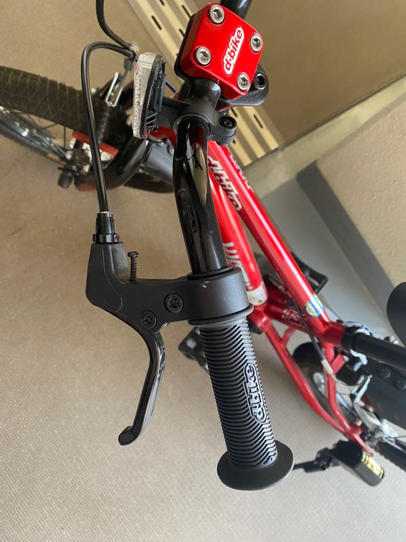 ★直接引き取りのみ★赤色 14インチ キッズバイク　d-bike