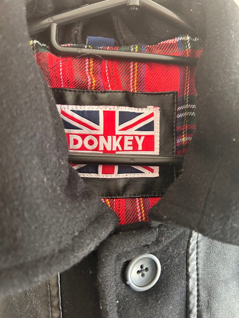 DONKEY ブラックジャケット　エルボーパッチ・ジャケット　ドンキージャケット