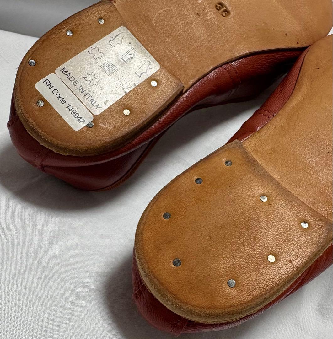 ♦︎良品♦︎APC E.ポルセリ ダンス　バレエシューズ　フラットシューズ　36