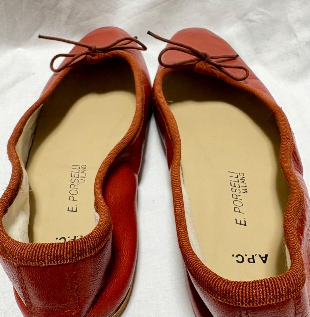 ♦︎良品♦︎APC E.ポルセリ ダンス　バレエシューズ　フラットシューズ　36