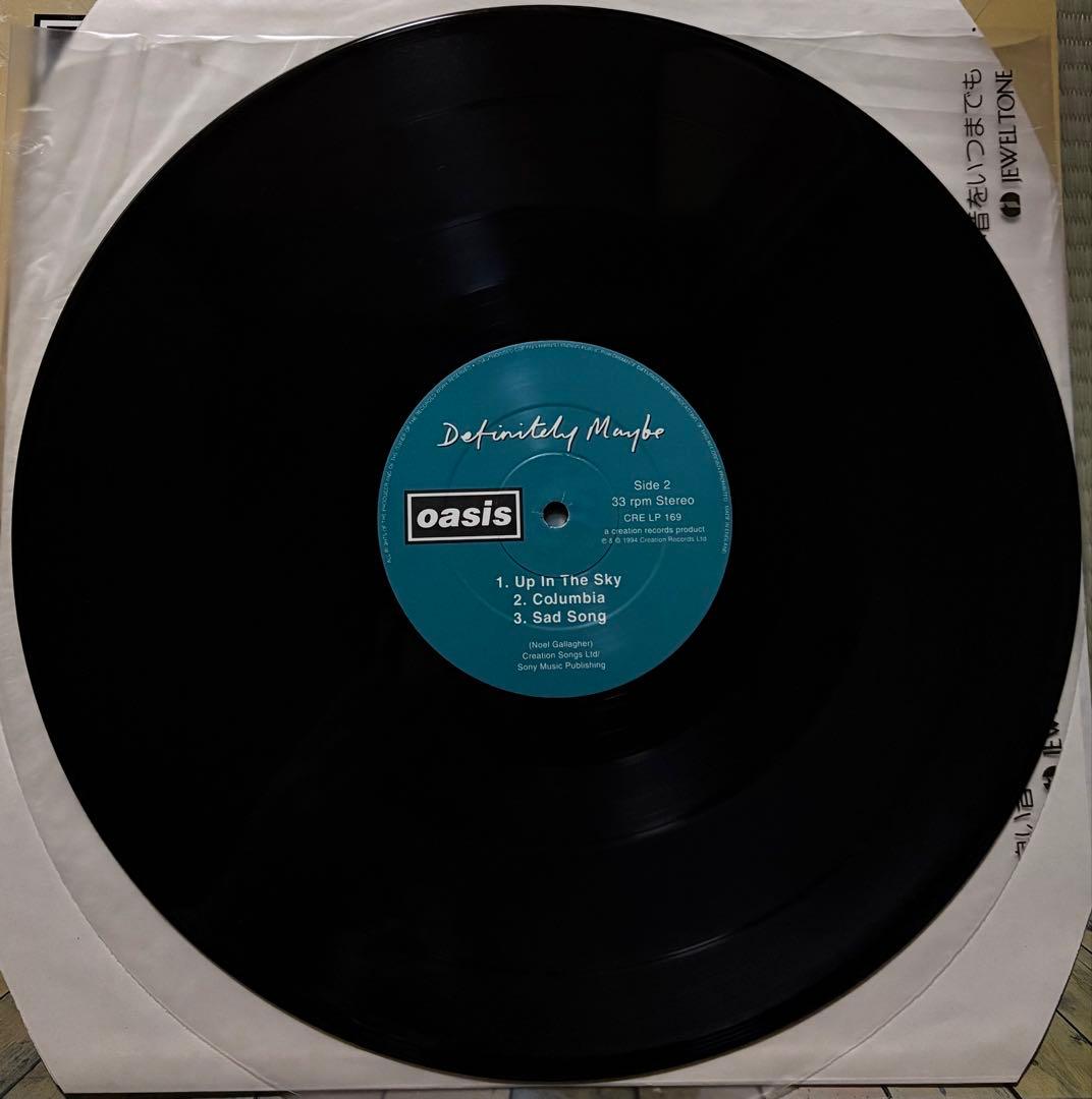 Oasis Definitely Maybe レコード UK盤　オリジナル