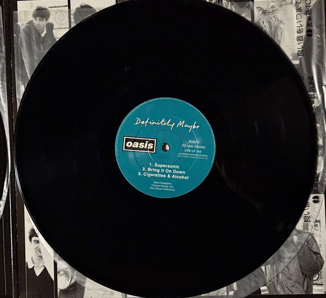 Oasis Definitely Maybe レコード UK盤　オリジナル
