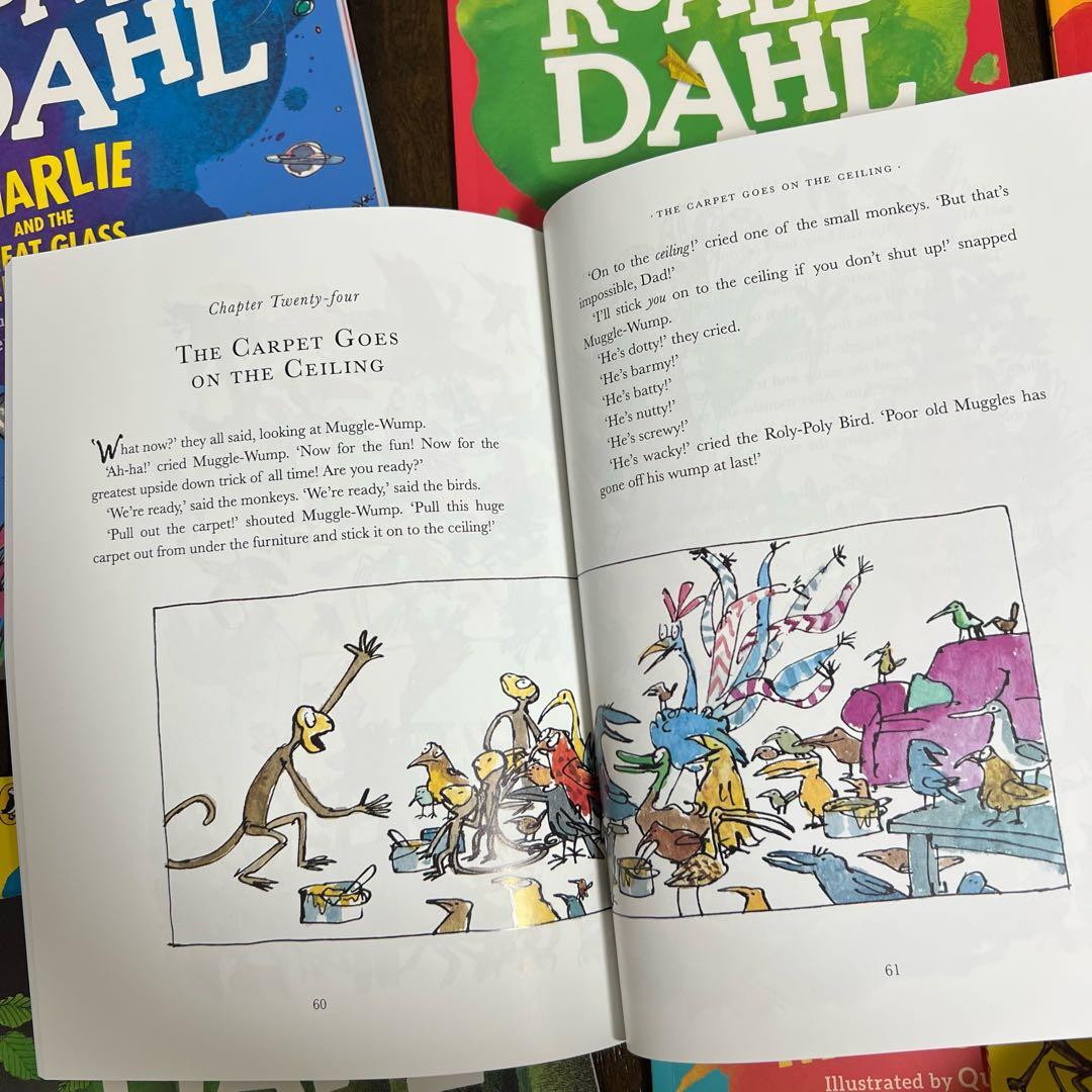 残り1点値下げ Roald Dahl 18冊 大きな英語絵本 カラー版