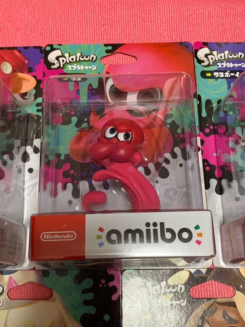 新品未開封　アミーボ　スプラトゥーン2 タコ　ヒメ　イイダ　テンタクルズ