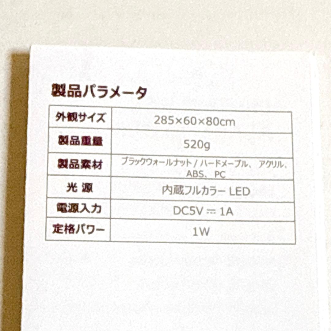 ニキシー管 時計 1600万色カスタマイズ可能、レトロモダン木製デジタル時計