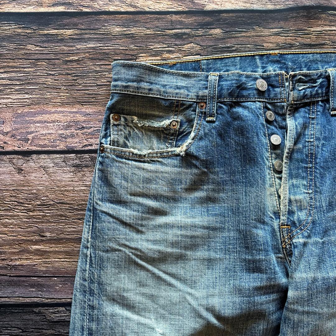 LEVI’S / 00's 501 repair denim pants