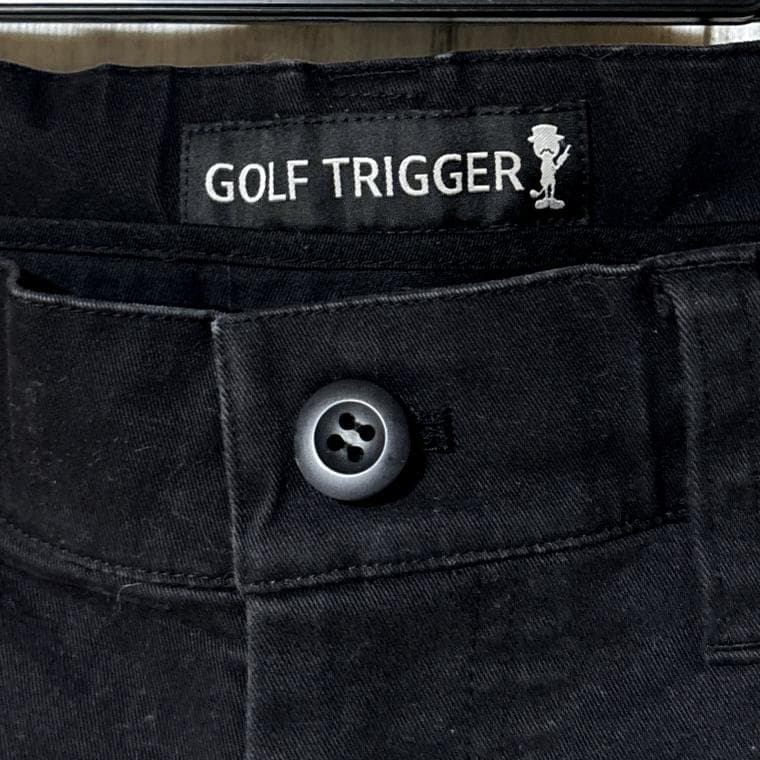 ゴルフトリガー ストレッチパンツ GOLF TRIGGER ベーシックパウダー黒