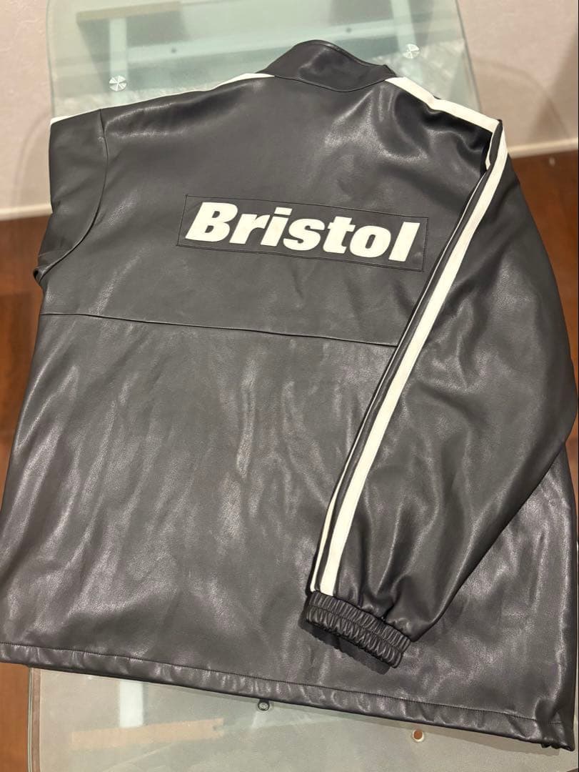 最終価格希少Bristol 合皮ブラックレザージャケット XL