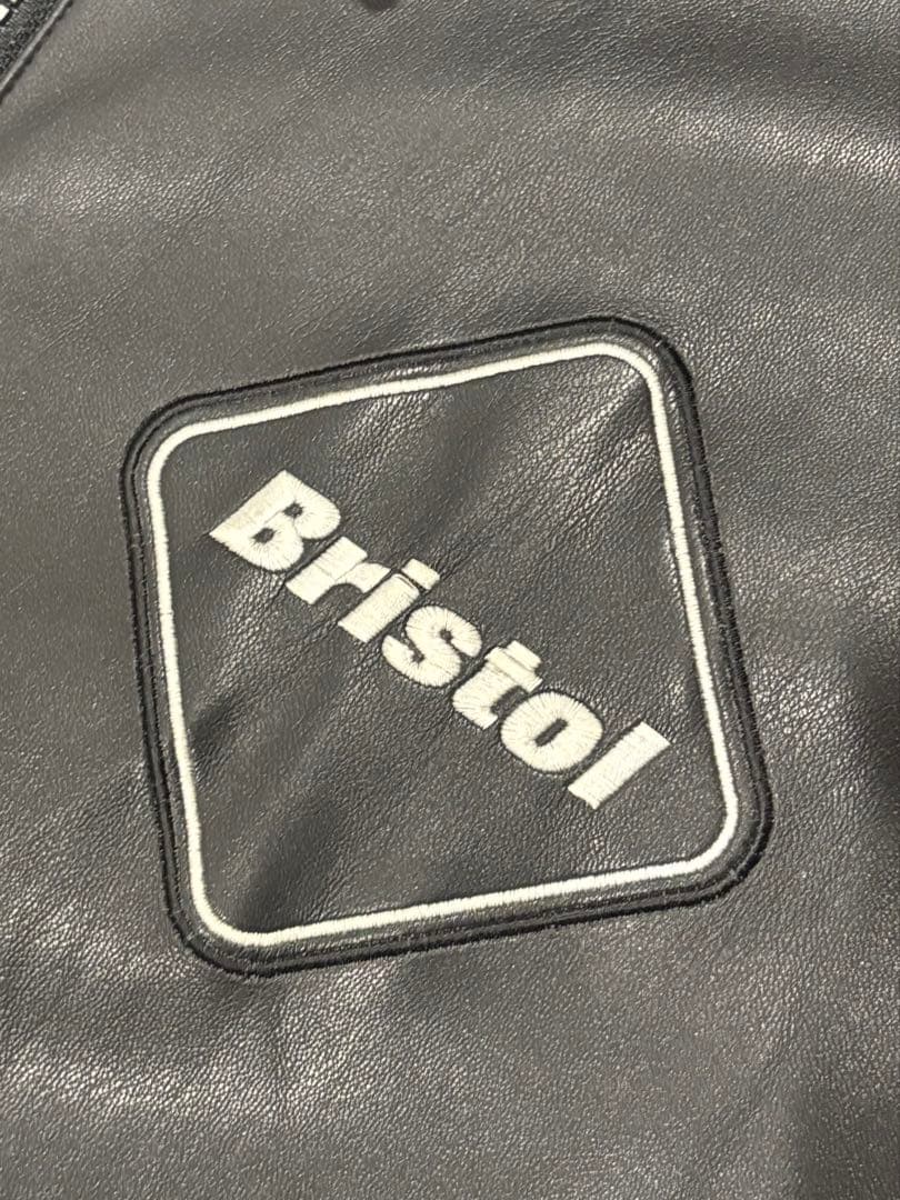 最終価格希少Bristol 合皮ブラックレザージャケット XL