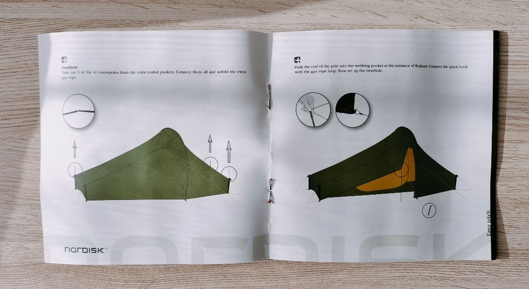 nordisk Telemark 2ULW　フットプリント付