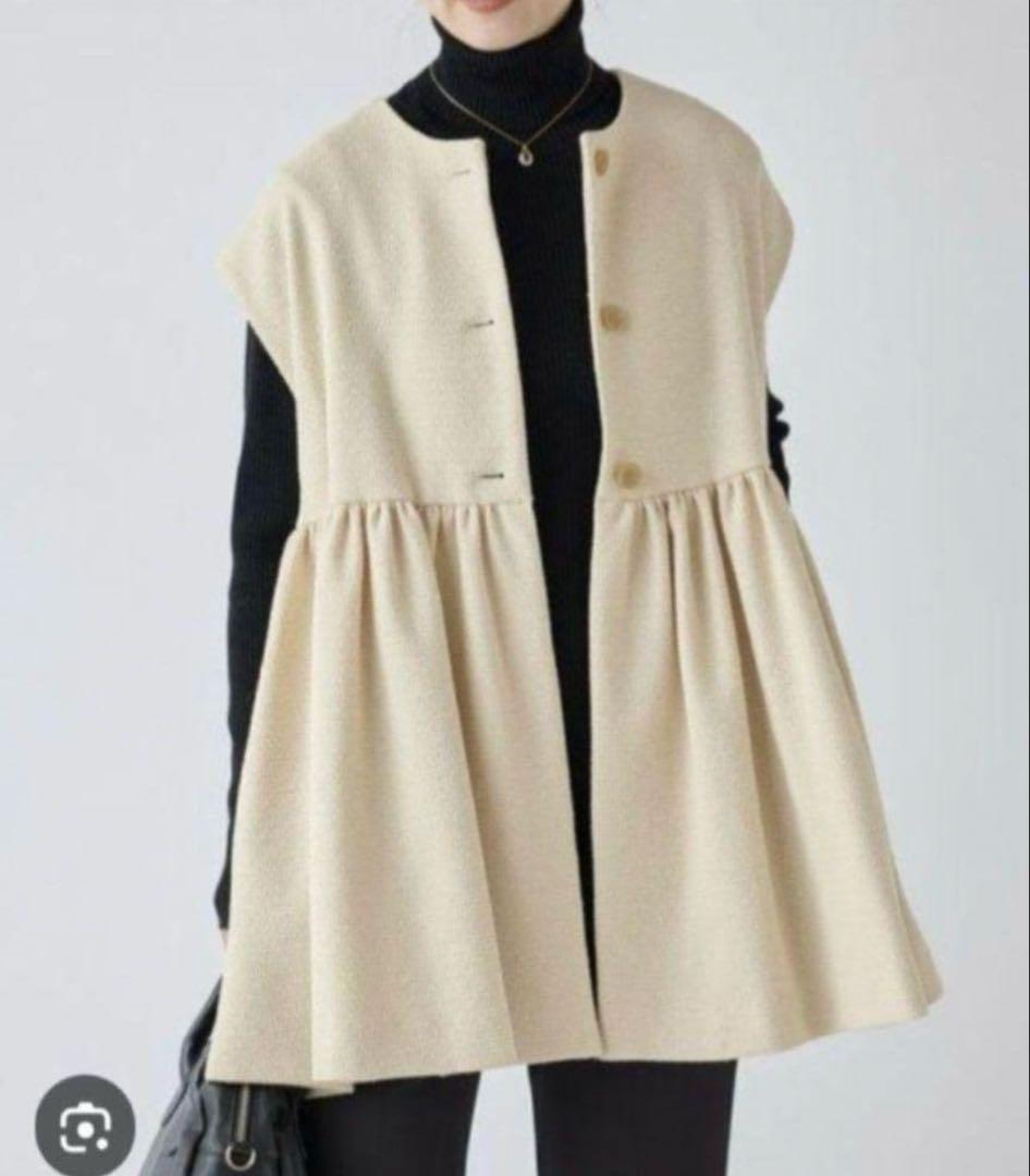 60%off！BEARDSLEY・LIVETART⭐︎新型ペプラムギャザージレ