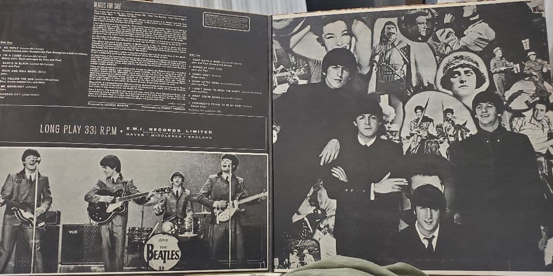 HELP!、 BEATLES FOR SALE 、　REVOLVER