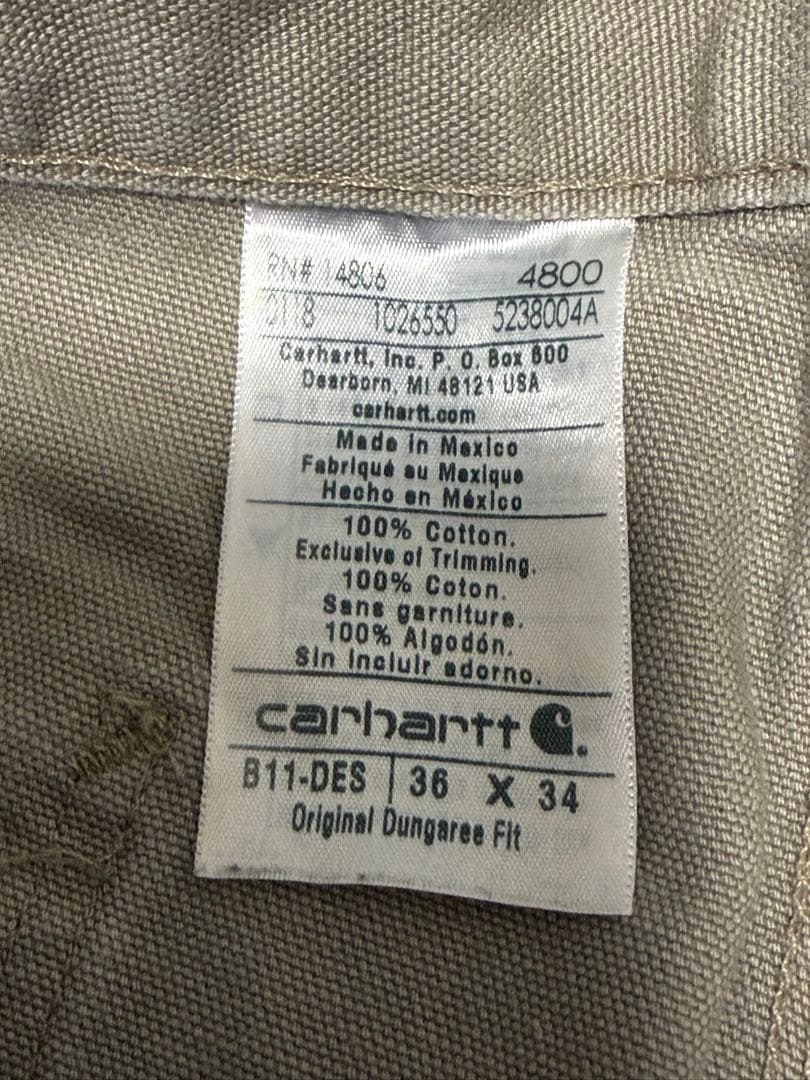 yoshi　Carhartt ペインターパンツB11-DES W36