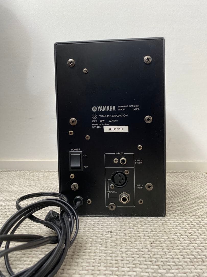YAMAHA モニタースピーカー MSP3 1個