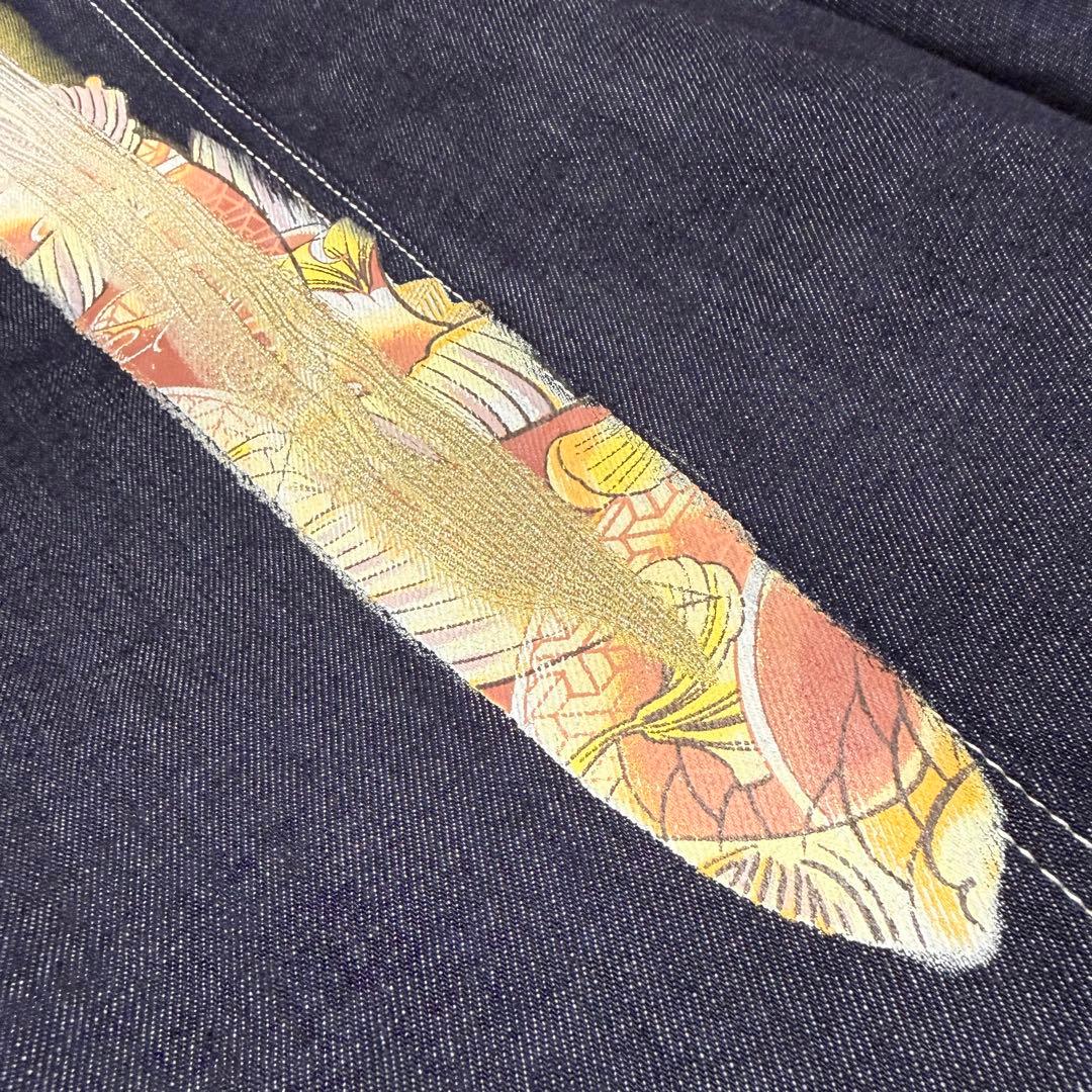 【完売品！希少XL】EVISU デニムジャケット 大黒 カモメ 道楽 Gジャン